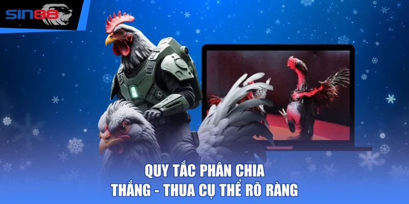 Quy tắc phân chia thắng - thua cụ thể rõ ràng